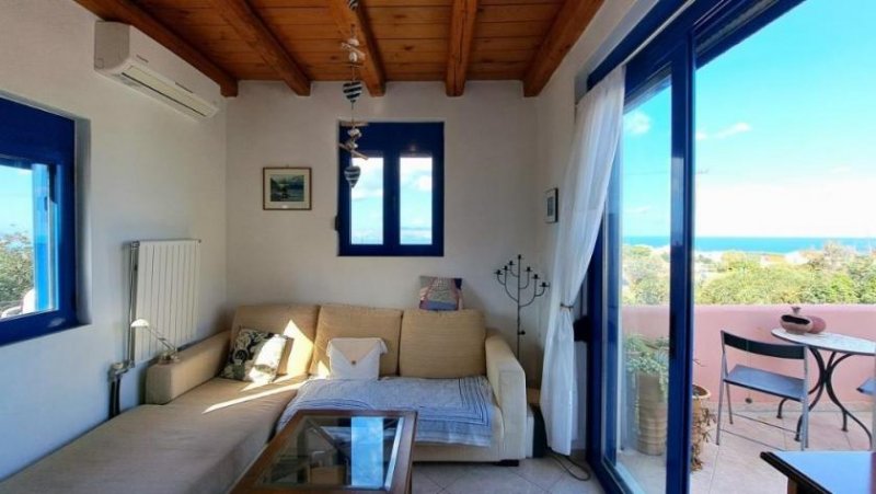 Plaka bei Chania MIT VIDEO - Kreta: Traumhaftes Ferienhaus mit 2 Schlafzimmern und atemberaubender Aussicht in Plaka zu verkaufen Haus kaufen